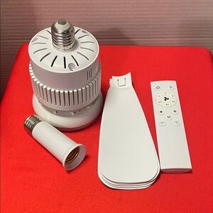 White Ceiling Fan with Remote Control